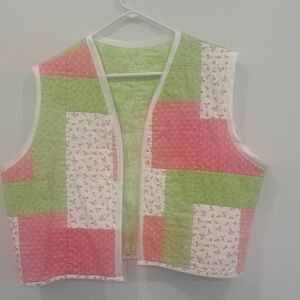upcycled quilt vest